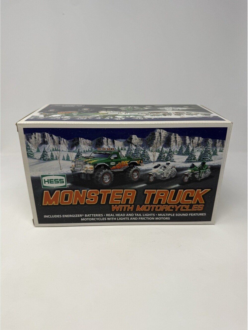 Hess Truck 2007 Monster Truck with 2 Motorcycles Collectible